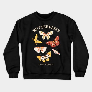 Vintage Flying Butterflies Crewneck Sweatshirt